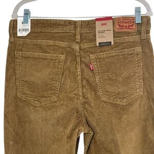 Levis 721 High Rise Skinny Jeans Pants Corduroy in Iced Coffee Woman's 32x30 NWT